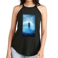 Nautical Lighthouse Beam Nautical Themes Maritime Women's Perfect Tri Rocker Tank