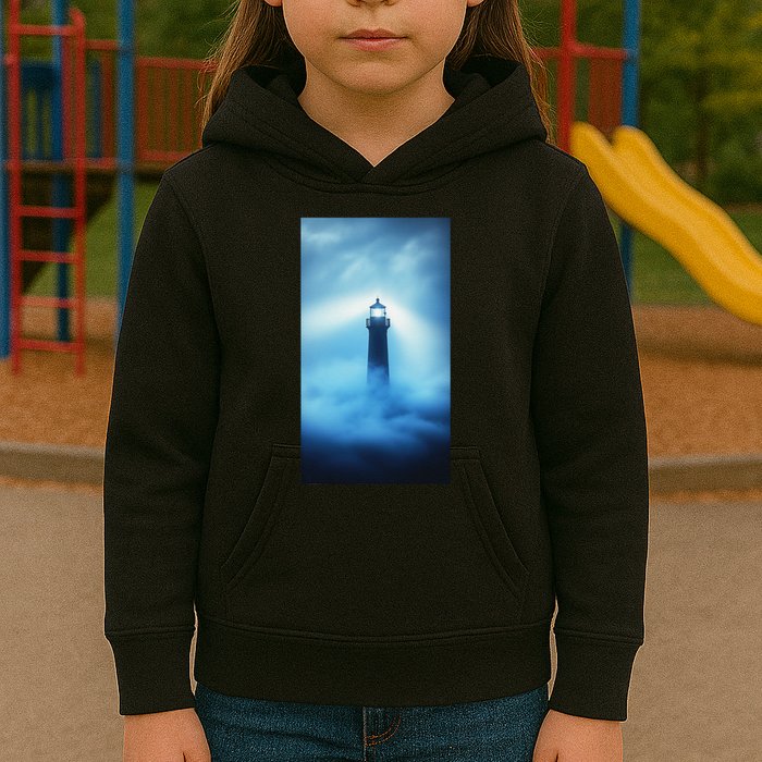 Nautical Lighthouse Beam Nautical Themes Maritime Kids Hoodie