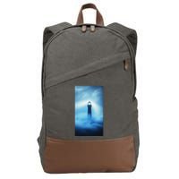 Nautical Lighthouse Beam Nautical Themes Maritime Cotton Canvas Backpack