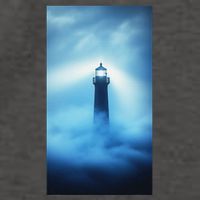 Nautical Lighthouse Beam Nautical Themes Maritime Vector Backpack