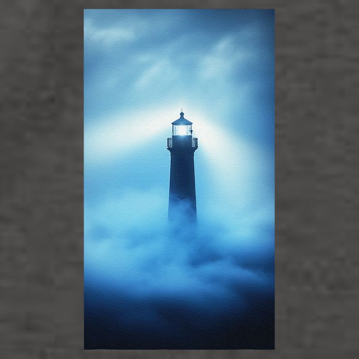 Nautical Lighthouse Beam Nautical Themes Maritime Vector Backpack