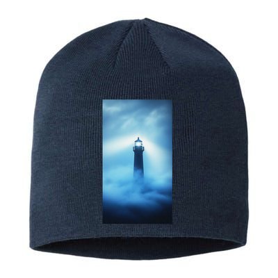 Nautical Lighthouse Beam Nautical Themes Maritime Sustainable Beanie