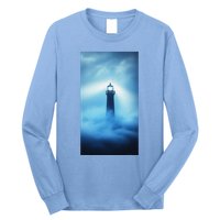 Nautical Lighthouse Beam Nautical Themes Maritime Long Sleeve Shirt