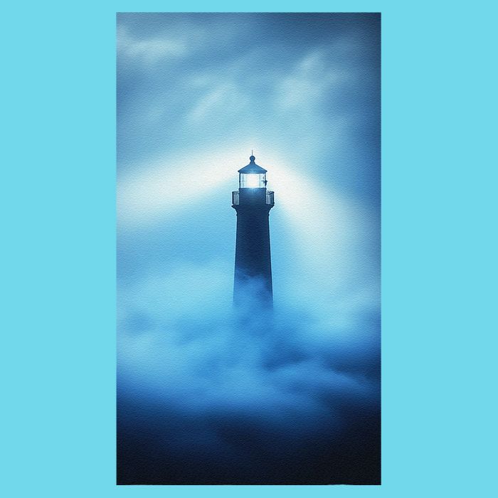 Nautical Lighthouse Beam Nautical Themes Maritime Button