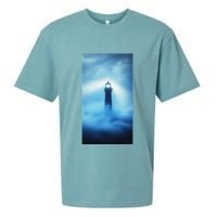Nautical Lighthouse Beam Nautical Themes Maritime Sueded Cloud Jersey T-Shirt
