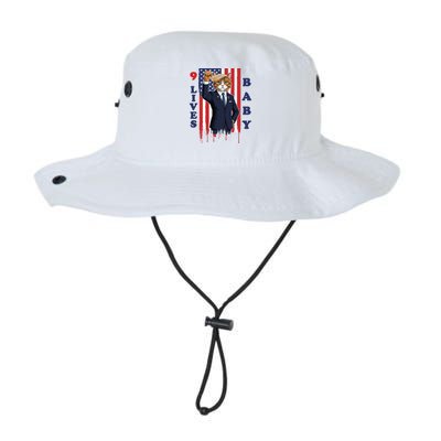 Nine Lives Baby Cat In Suite With Trump Hair Legacy Cool Fit Booney Bucket Hat