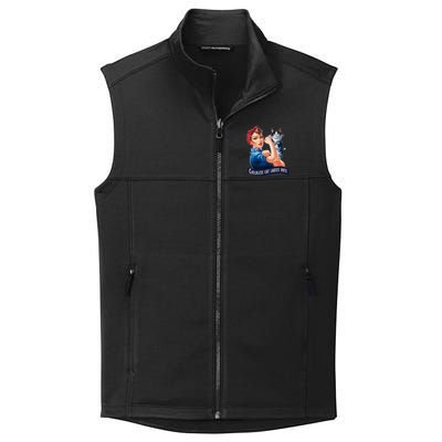 Nine Lives Bitches Funny Cat Political Satire Election 2024 Collective Smooth Fleece Vest