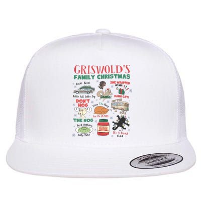 National Lampoons Christmas Vacation Griswold Flat Bill Trucker Hat