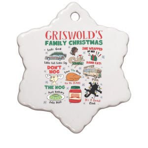 National Lampoons Christmas Vacation Griswold Ceramic Star Ornament