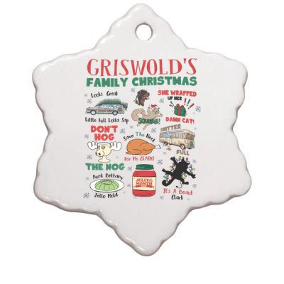 National Lampoons Christmas Vacation Griswold Ceramic Star Ornament