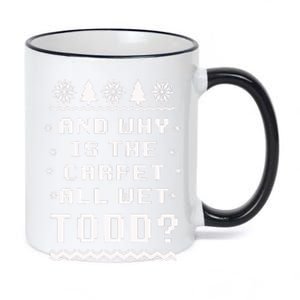 National Lampoons Christmas Vacation Todd And Margo 11oz Black Color Changing Mug