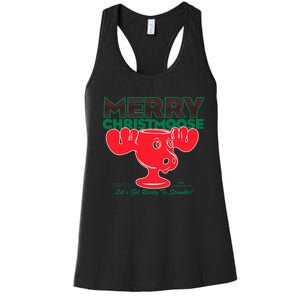 National LampoonS Christmas Vacation Merry Christmoose Women's Racerback Tank