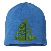 Nature Lover Camping Adventure And Into The Forest I Go Gift Sustainable Beanie