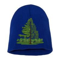 Nature Lover Camping Adventure And Into The Forest I Go Gift Short Acrylic Beanie