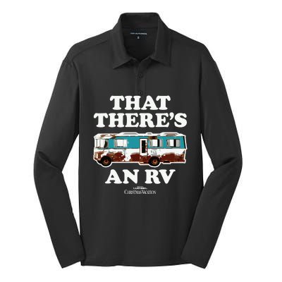 National Lampoons Christmas Vacation That Theres An Rv Silk Touch Performance Long Sleeve Polo