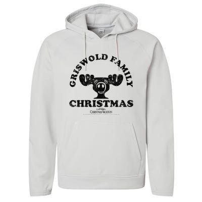 National LampoonS Christmas Vacation Griswold Family Text Performance Fleece Hoodie