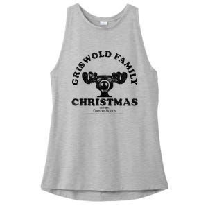 National LampoonS Christmas Vacation Griswold Family Text Ladies PosiCharge Tri-Blend Wicking Tank