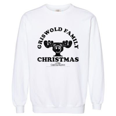 National LampoonS Christmas Vacation Griswold Family Text Garment-Dyed Sweatshirt