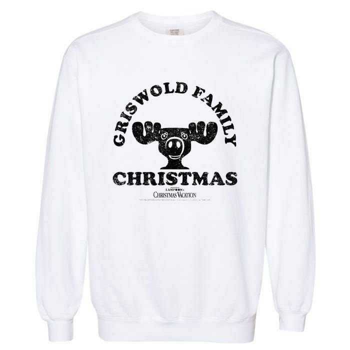 National LampoonS Christmas Vacation Griswold Family Text Garment-Dyed Sweatshirt