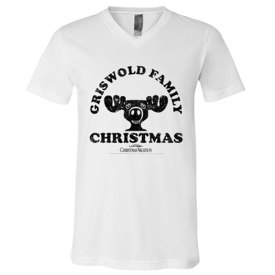 National LampoonS Christmas Vacation Griswold Family Text V-Neck T-Shirt