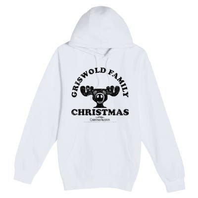 National LampoonS Christmas Vacation Griswold Family Text Premium Pullover Hoodie