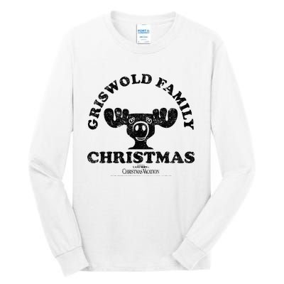 National LampoonS Christmas Vacation Griswold Family Text Tall Long Sleeve T-Shirt