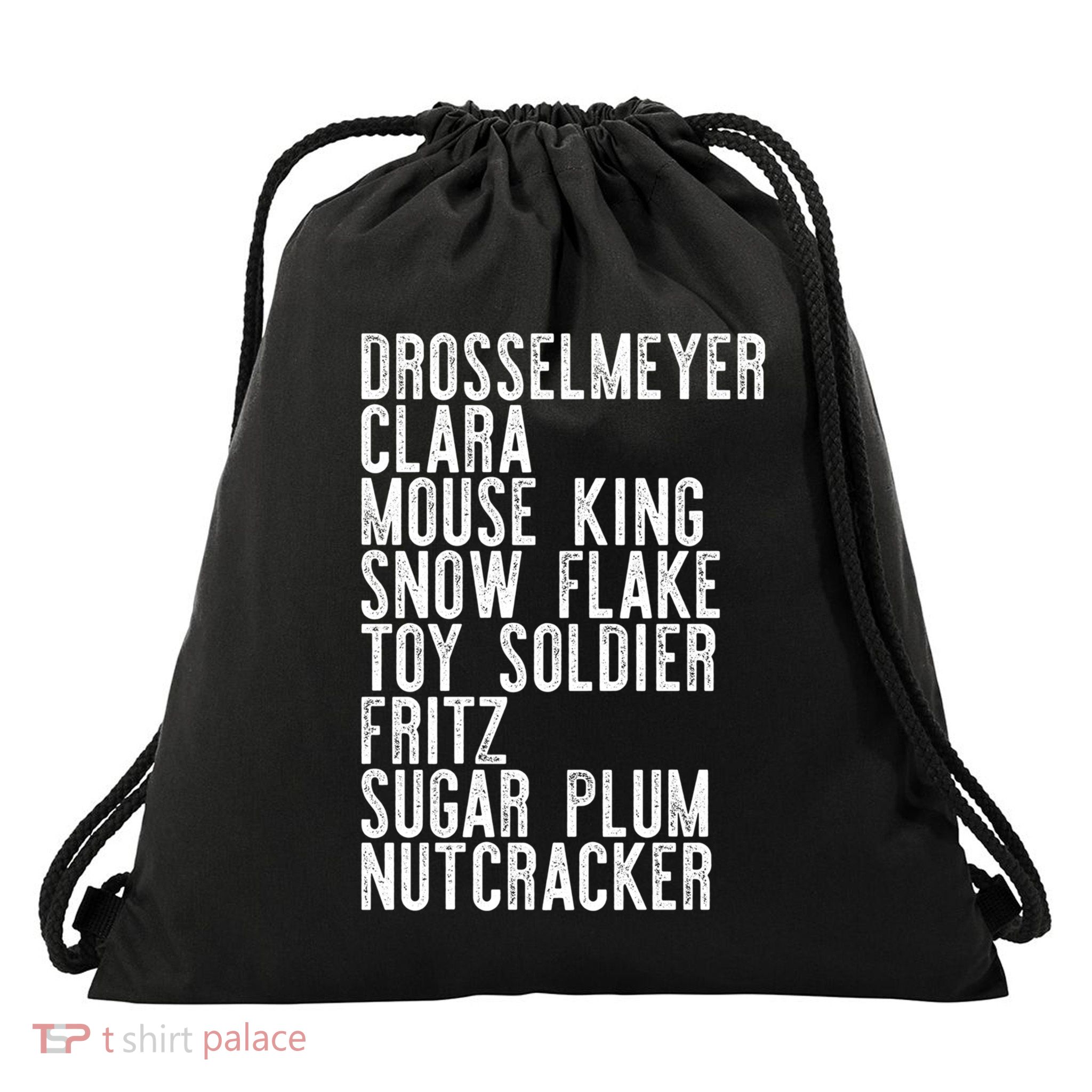 Nutcracker Leads Clara Drosselmeyer Christmas Ballet Meme Gift Drawstring Bag