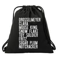 Nutcracker Leads Clara Drosselmeyer Christmas Ballet Meme Gift Drawstring Bag