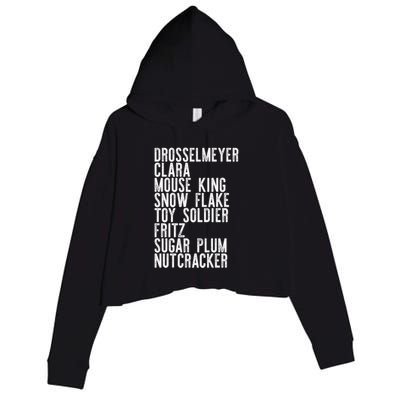 Nutcracker Leads Clara Drosselmeyer Christmas Ballet Meme Gift Crop Fleece Hoodie