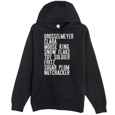 Nutcracker Leads Clara Drosselmeyer Christmas Ballet Meme Gift Premium Pullover Hoodie