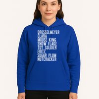 Nutcracker Leads Clara Drosselmeyer Christmas Ballet Meme Gift Hoodie