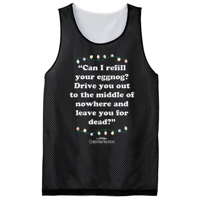 National LampoonS Christmas Vacation Leave You For Dead Mesh Reversible Basketball Jersey Tank