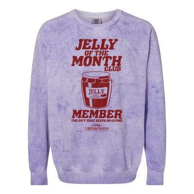 National LampoonS Christmas Vacation Jelly Of The Month Meaningful Gift Colorblast Crewneck Sweatshirt