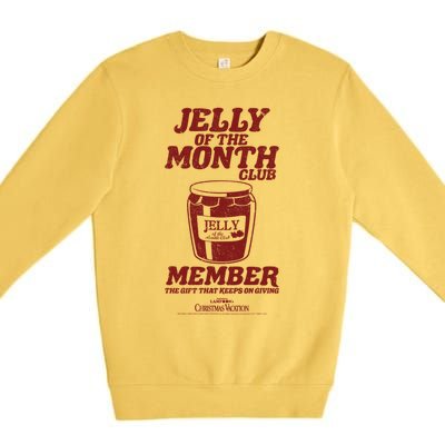 National LampoonS Christmas Vacation Jelly Of The Month Meaningful Gift Premium Crewneck Sweatshirt