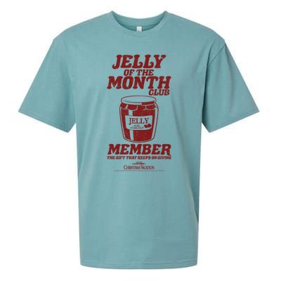 National LampoonS Christmas Vacation Jelly Of The Month Meaningful Gift Sueded Cloud Jersey T-Shirt