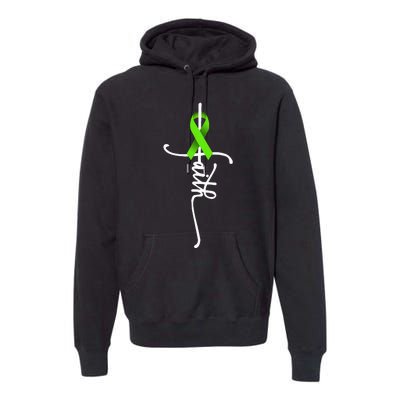 Nonhodgkin Lymphoma Cancer Faith Cancer Awareness Support Premium Hoodie