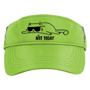 Nope Lazy Cat Not Today Adult Drive Performance Visor