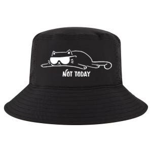 Nope Lazy Cat Not Today Cool Comfort Performance Bucket Hat