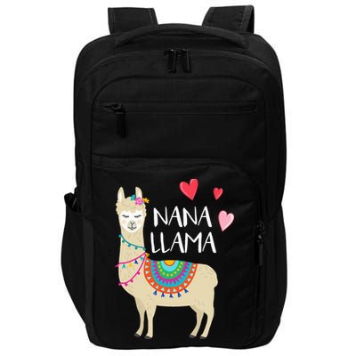 Nana Llama Cute Love Llamas & Alpacas Gift Tees Impact Tech Backpack