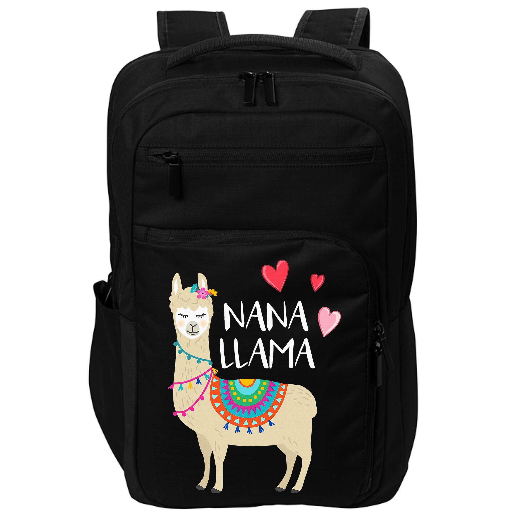 Nana Llama Cute Love Llamas & Alpacas Gift Tees Impact Tech Backpack