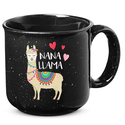 Nana Llama Cute Love Llamas & Alpacas Gift Tees 15oz Campfire Ceramic Mug