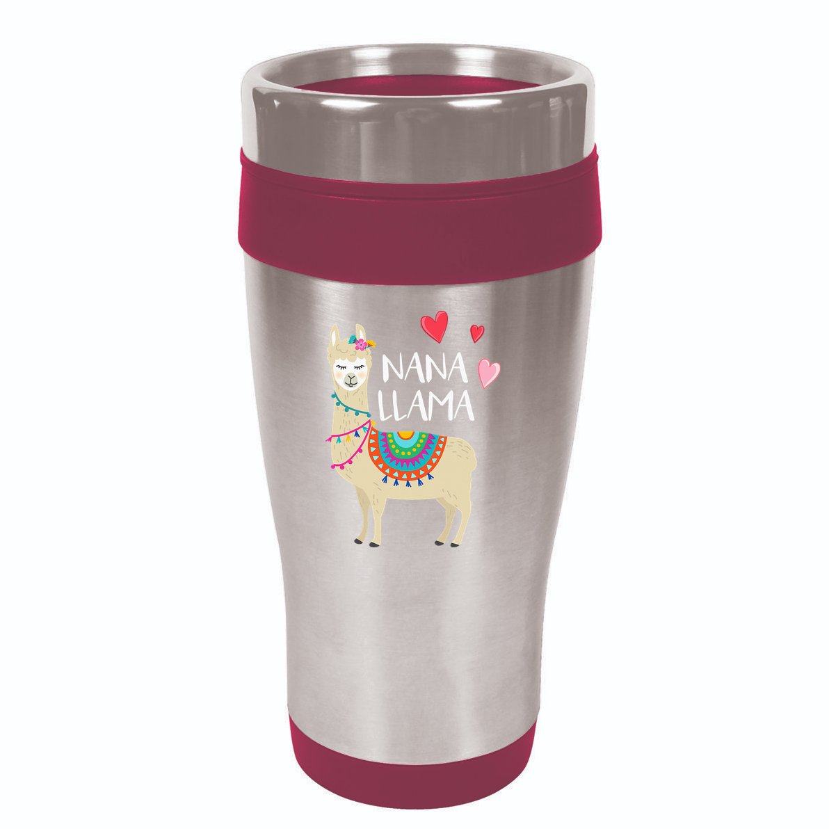 Nana Llama Cute Love Llamas & Alpacas Gift Tees 16oz Travel Tumbler