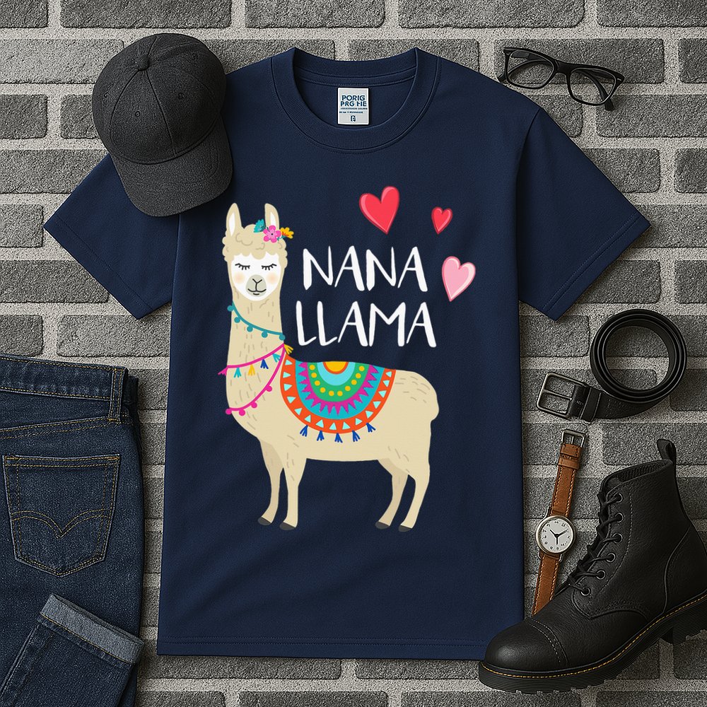 Nana Llama Cute Love Llamas & Alpacas Gift Tees Tall T-Shirt