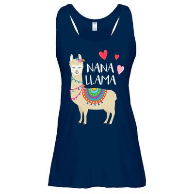 Nana Llama Cute Love Llamas & Alpacas Gift Tees Ladies Essential Flowy Tank