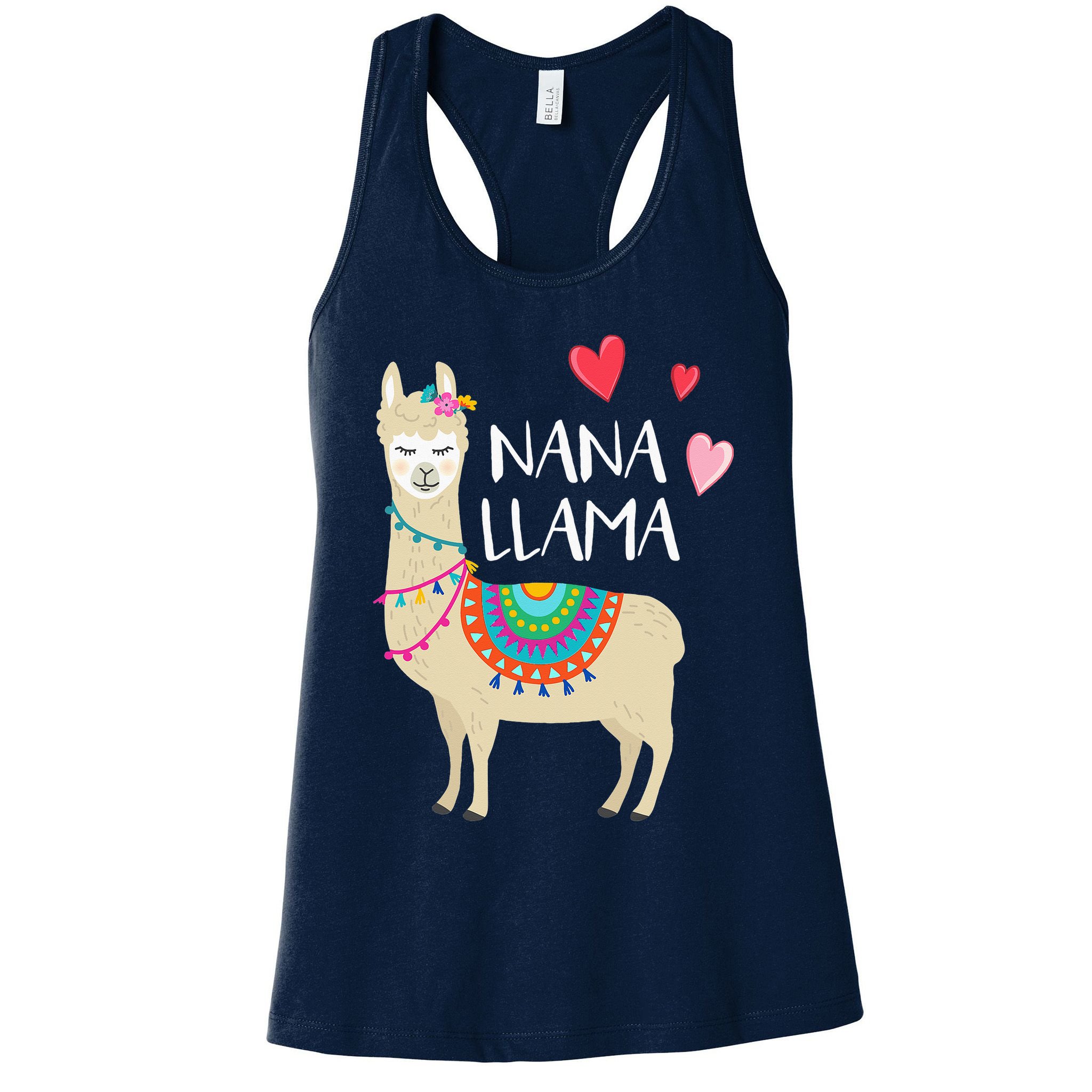 Nana Llama Cute Love Llamas & Alpacas Gift Tees Womens Tank Top