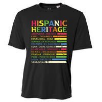 National Latino Countries Flag Hispanic Heritage Month 2024 Cooling Performance Crew T-Shirt