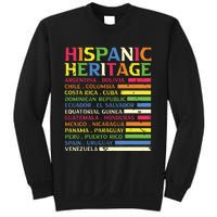 National Latino Countries Flag Hispanic Heritage Month 2024 Sweatshirt