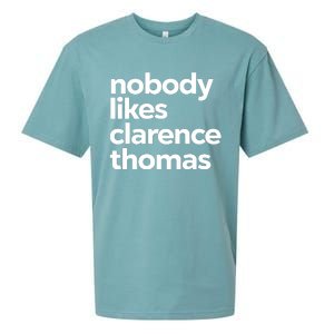 Nobody Likes Clarence Thomas Pro Choice Sueded Cloud Jersey T-Shirt