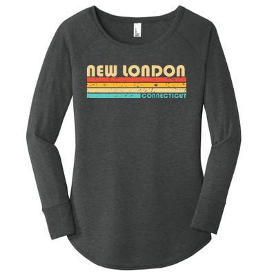 New London Ct Connecticut Funny City Home Roots Women's Perfect Tri Tunic Long Sleeve Shirt