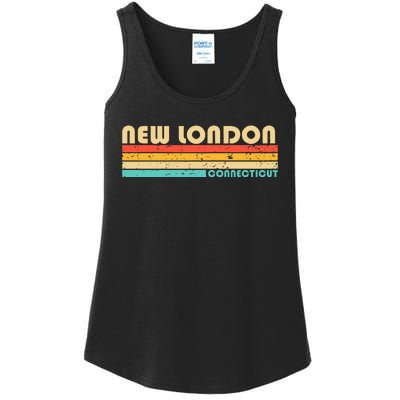 New London Ct Connecticut Funny City Home Roots Ladies Essential Tank